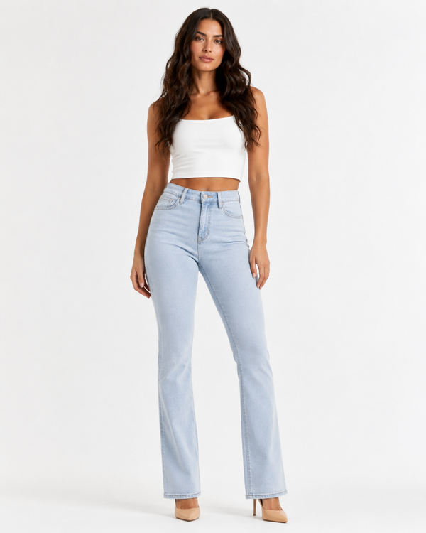 Jean Flare Taille Haute Sculptant