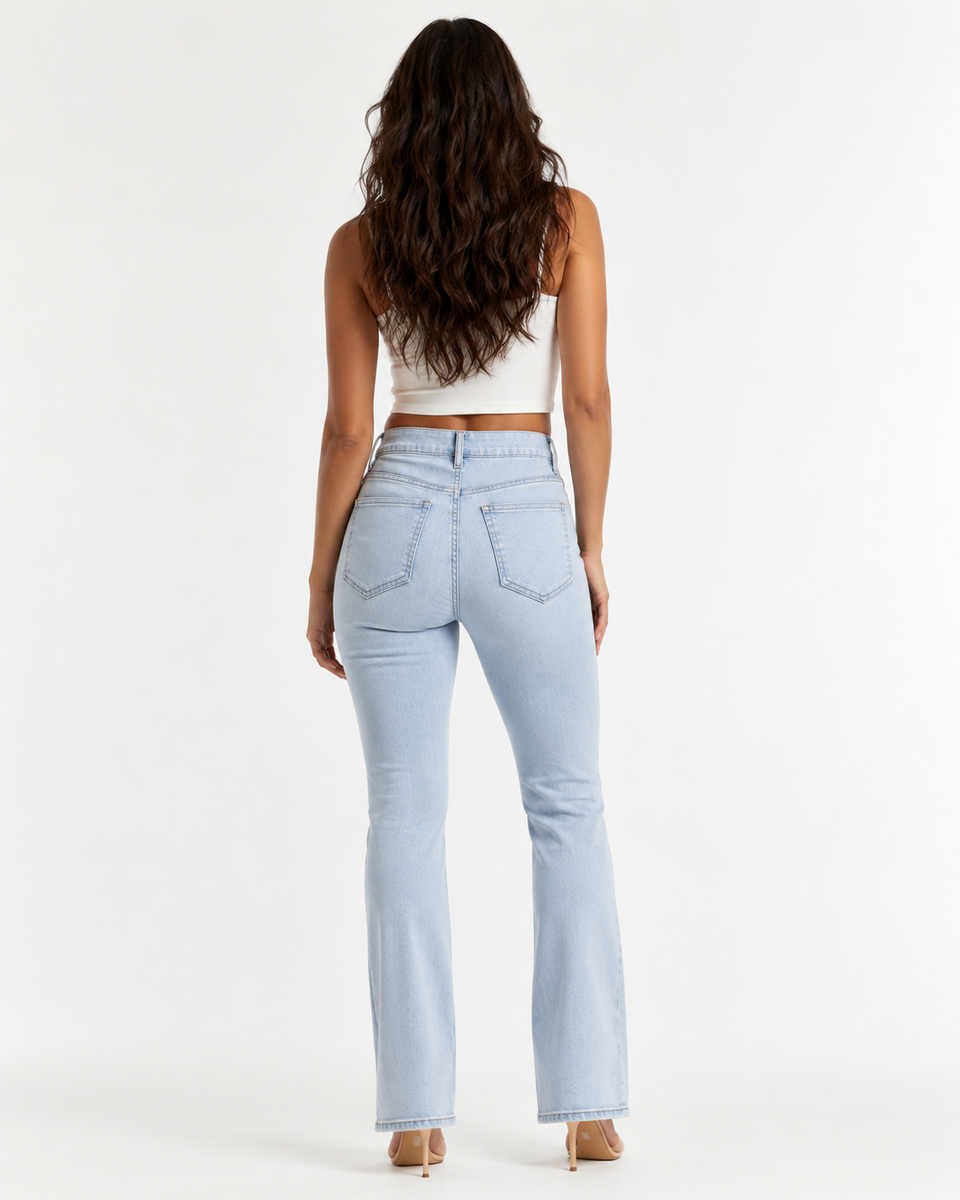 Jean Flare Taille Haute Sculptant