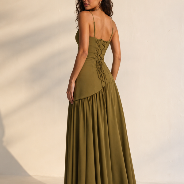Robe Maxi Encolure Carrée