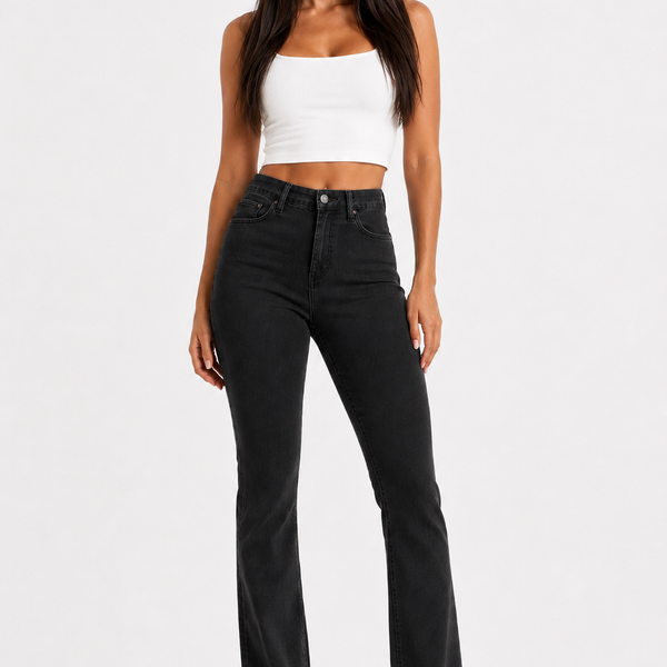 Jean Flare Taille Haute Sculptant
