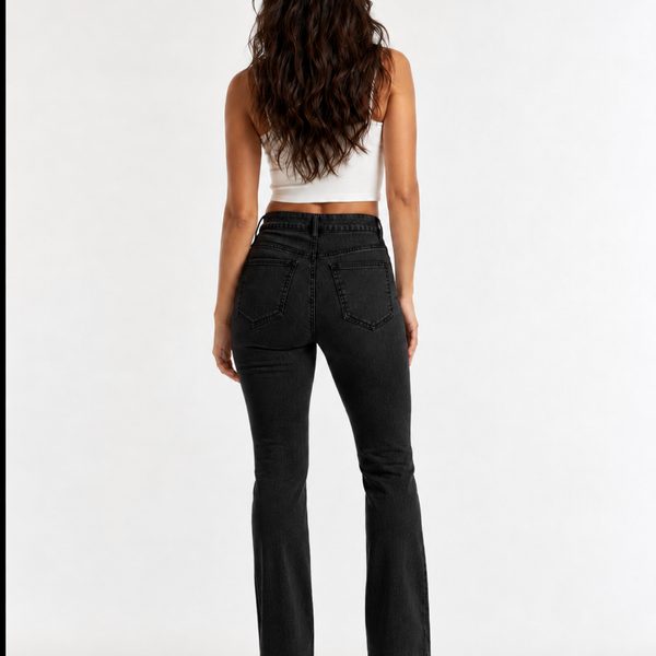 Jean Flare Taille Haute Sculptant