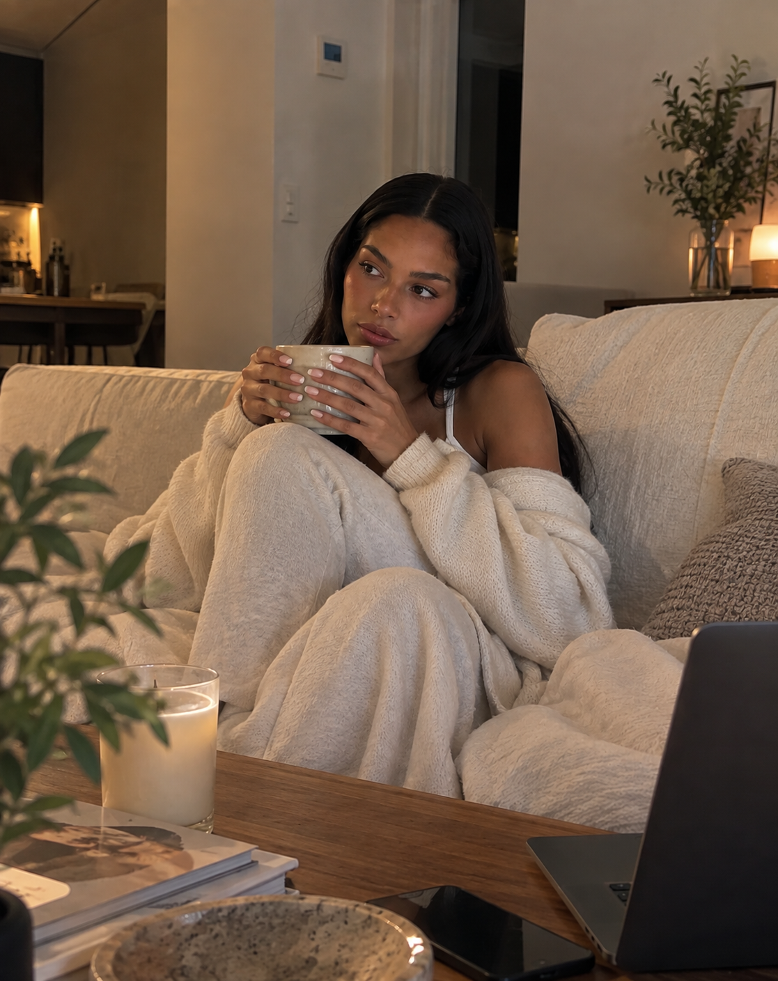 Routine beauté du soir de Camille