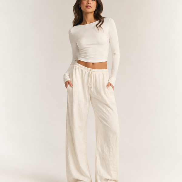 Pantalon Large Décontracté