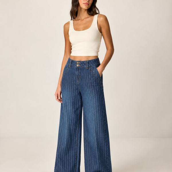 Jean Large Tailleur