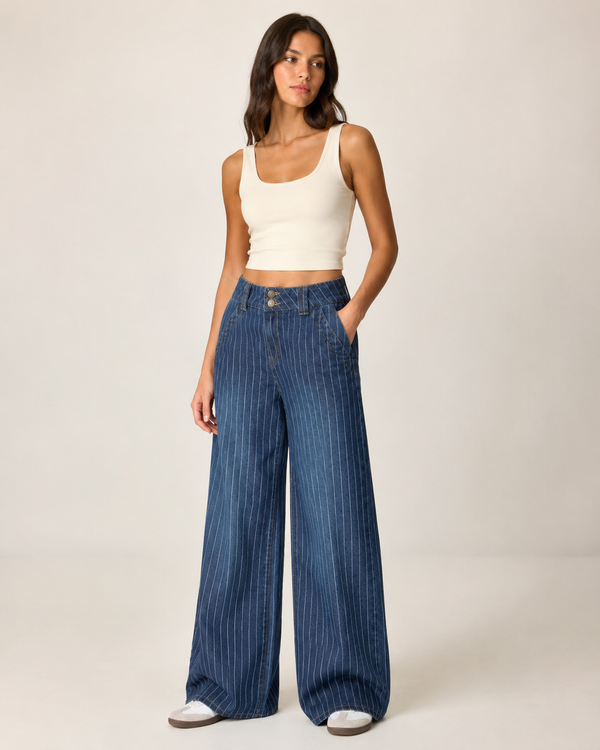 Jean Large Tailleur